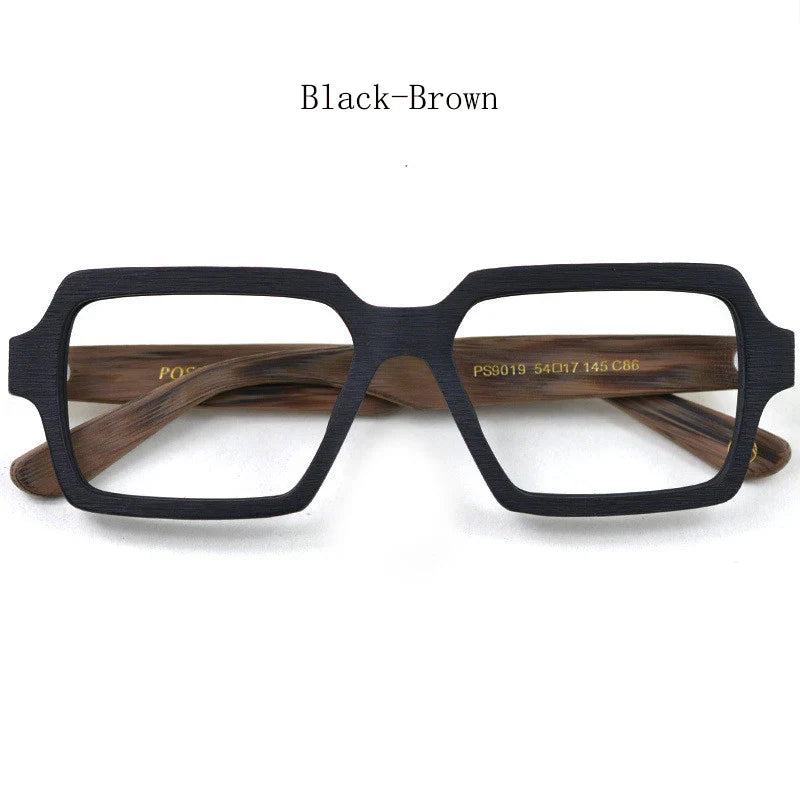 Men's Polygon Full Rim Acetate Prescription Glasses 901900 — view 3 | Rx Spectacle