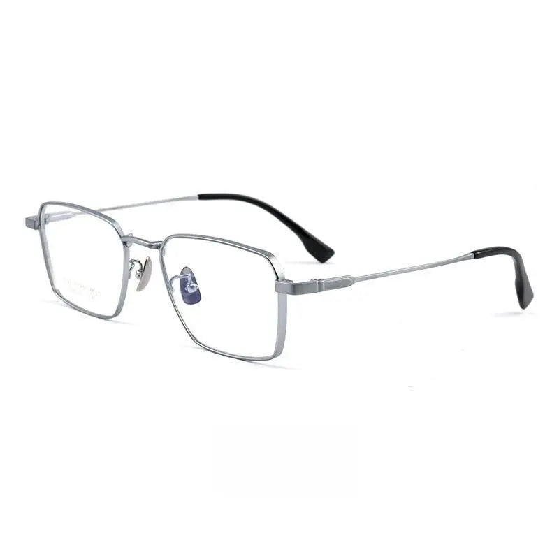 Men's Square Full Rim Titanium Prescription Glasses 205ct — view 3 | Rx Spectacle
