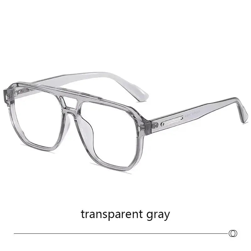 Men's Square Full Rim Acetate Double Bridge Prescription Glasses 220200 — view 4 | Rx Spectacle