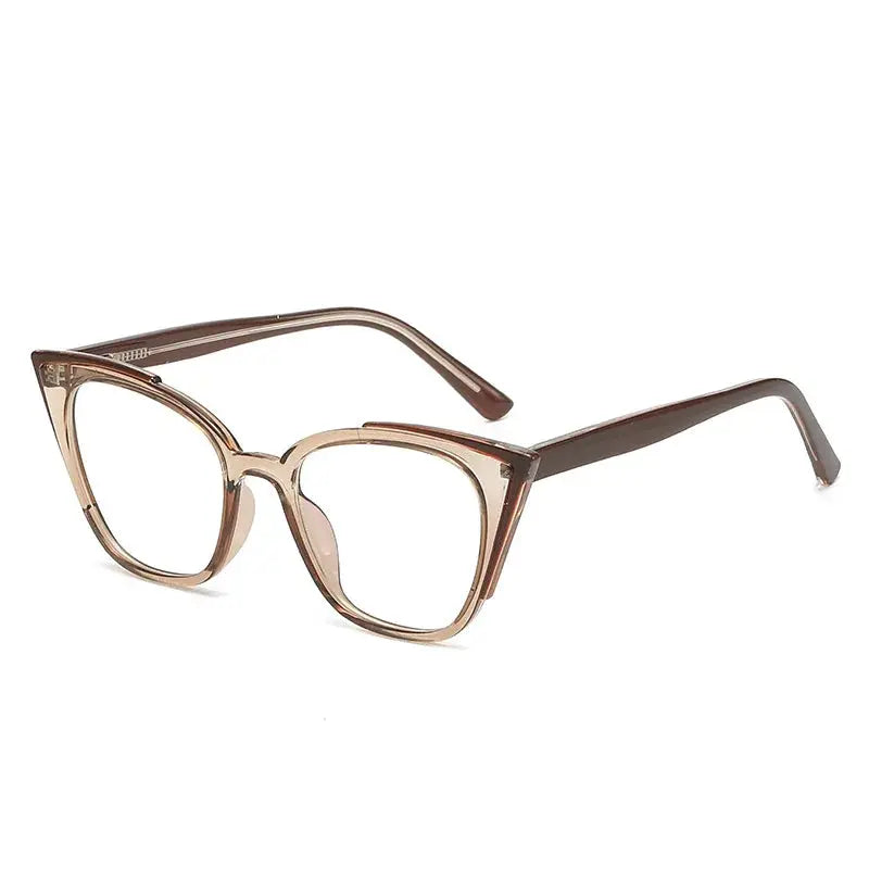 Women's Cat Eye Full Rim TR90 Prescription Glasses 70244 — view 2 | Rx Spectacle