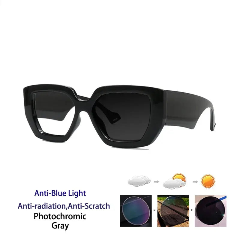 Unisex Square Full Rim Acetate Reading Glasses 86320 — view 11 | Rx Spectacle