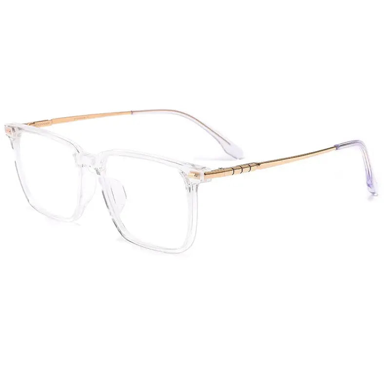 Men's Square Full Rim Titanium Prescription Glasses 948501 — view 3 | Rx Spectacle
