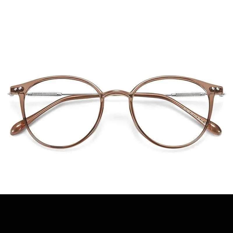 Unisex Round Full Rim TR90 Prescription Glasses 90045 — view 3 | Rx Spectacle