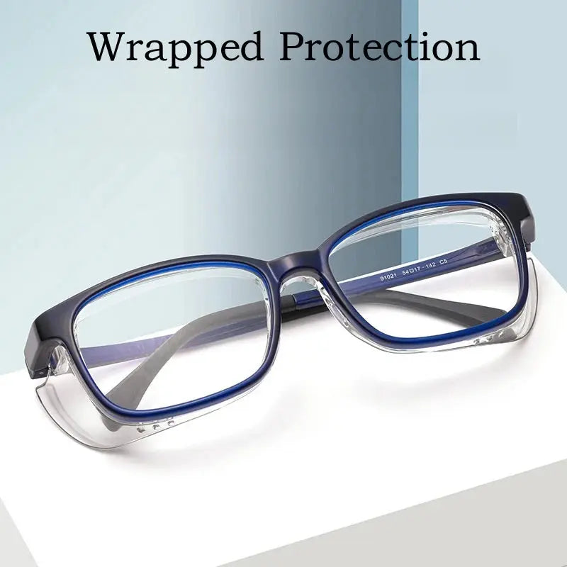 Unisex Square Full Rim TR90 Prescription Glasses Y9103 — view 2 | Rx Spectacle