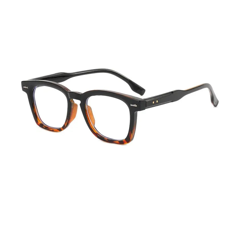 Men's Square Full Rim Acetate Reading Glasses 3670 — view 1 | Rx Spectacle