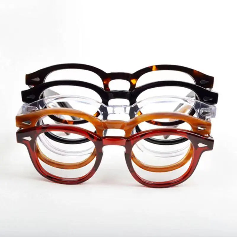Unisex Round Full Rim Acetate Prescription Glasses Y1915 — view 27 | Rx Spectacle