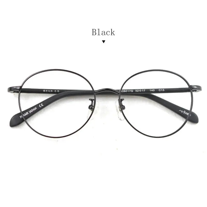 Unisex Round Full Rim Alloy Prescription Glasses 826017 — view 3 | Rx Spectacle