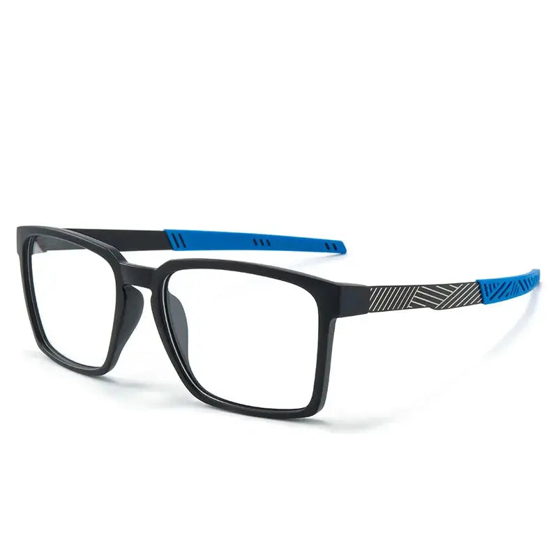 Women's Square Full Rim TR90 Sports Glasses 48084 — view 5 | Rx Spectacle