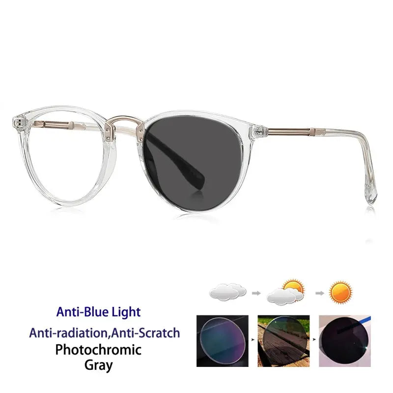 Women's Round Full Rim Acetate Reading Glasses 67241 — view 4 | Rx Spectacle