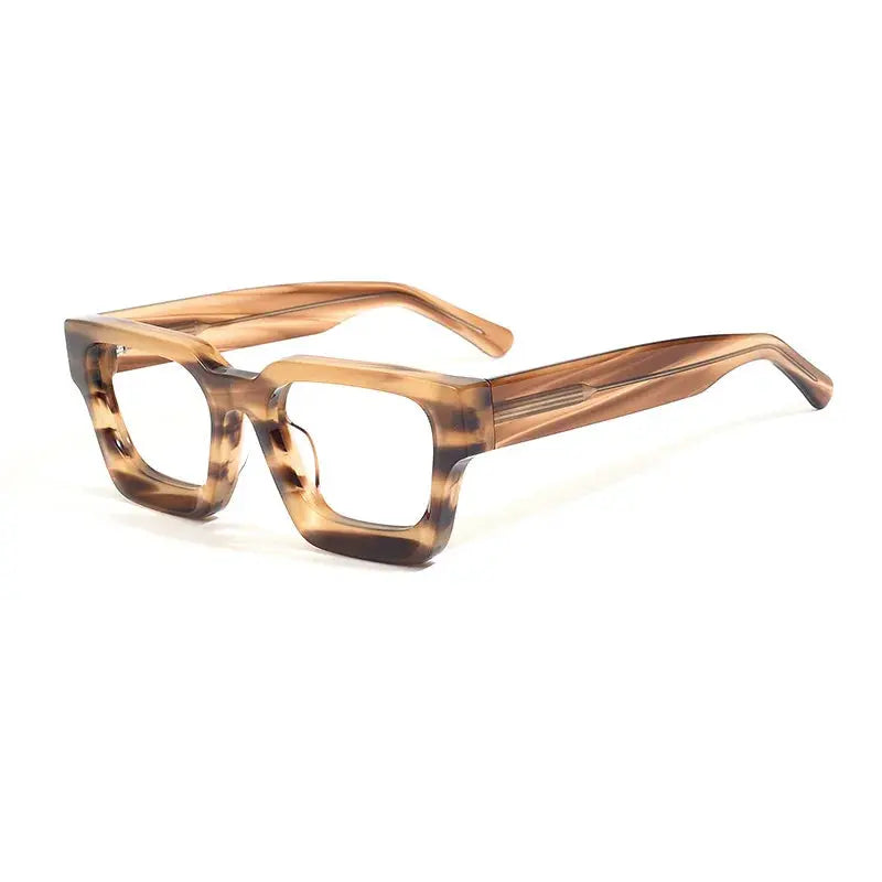 Unisex Browline Full Rim Acetate Prescription Glasses 71439 — view 3 | Rx Spectacle