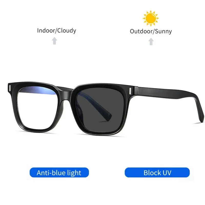 Unisex Square Full Rim Acetate Reading Glasses 2091 — view 3 | Rx Spectacle