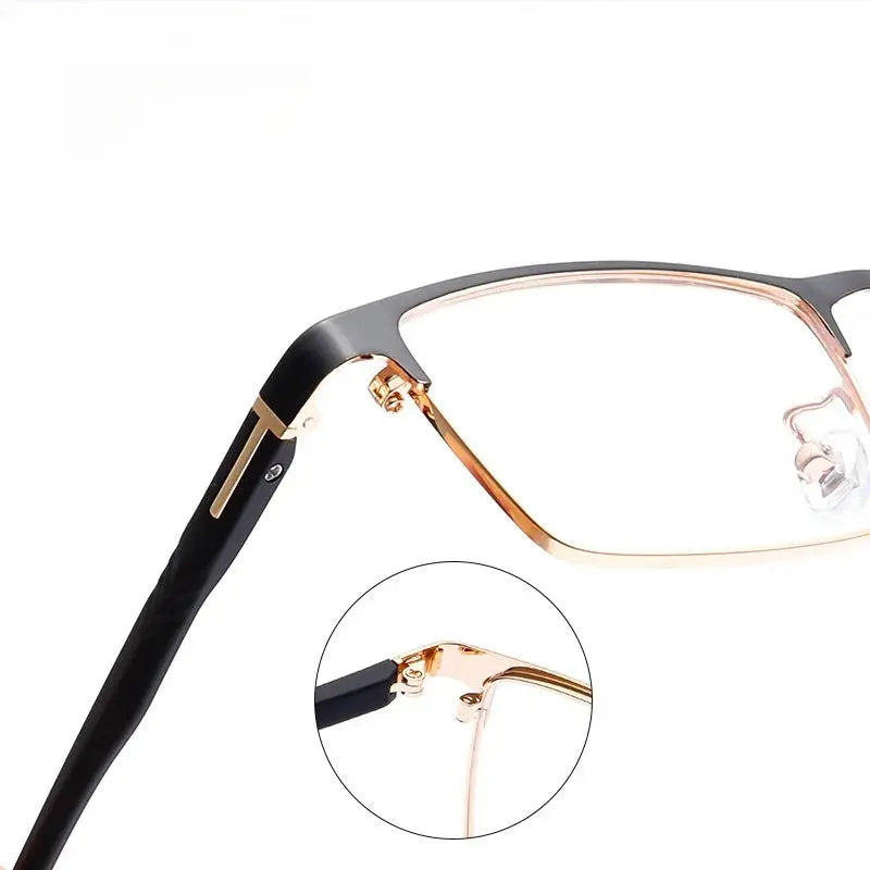 Men's Square Full Rim TR90 Prescription Glasses Y9522 — view 6 | Rx Spectacle
