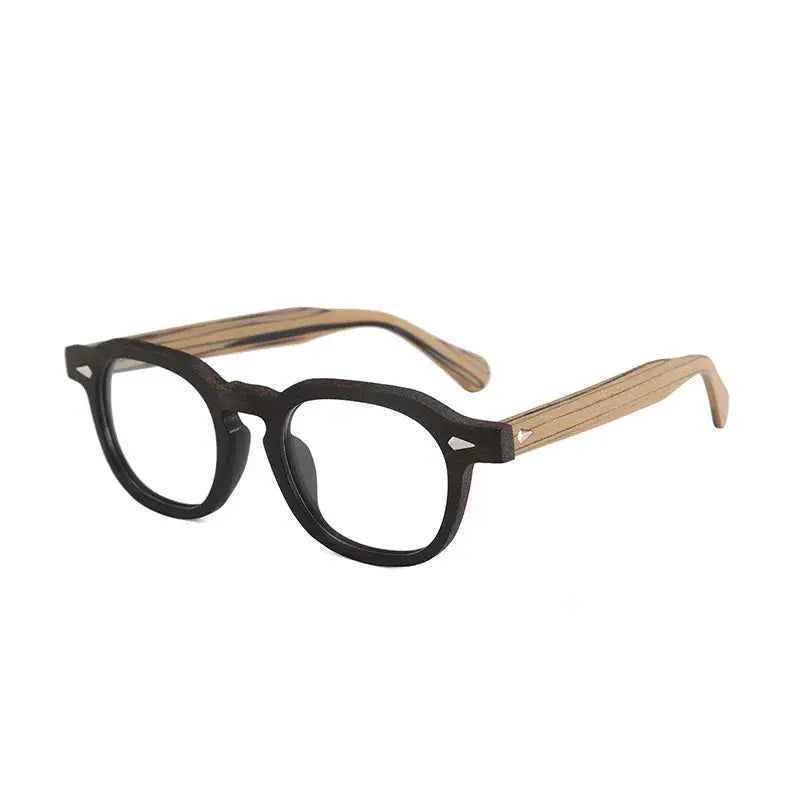 Unisex Square Full Rim Acetate Flat Top Prescription Glasses 78183 — view 4 | Rx Spectacle