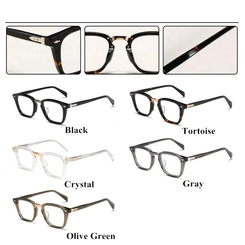 Unisex Square Full Rim Acetate Prescription Glasses 4923145 — view 6 | Rx Spectacle
