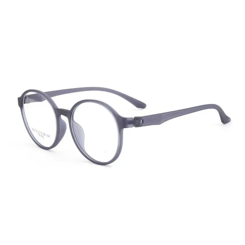 Unisex Round Full Rim Titanium Reading Glasses 66016 — view 4 | Rx Spectacle