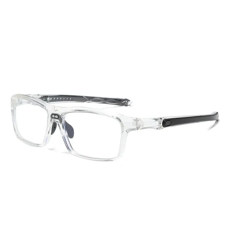Women's Square Full Rim Ultem Sports Glasses 81282 — view 6 | Rx Spectacle