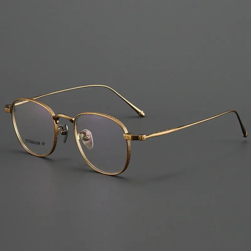 Women's Oval Full Rim Titanium Prescription Glasses 73090 — view 8 | Rx Spectacle