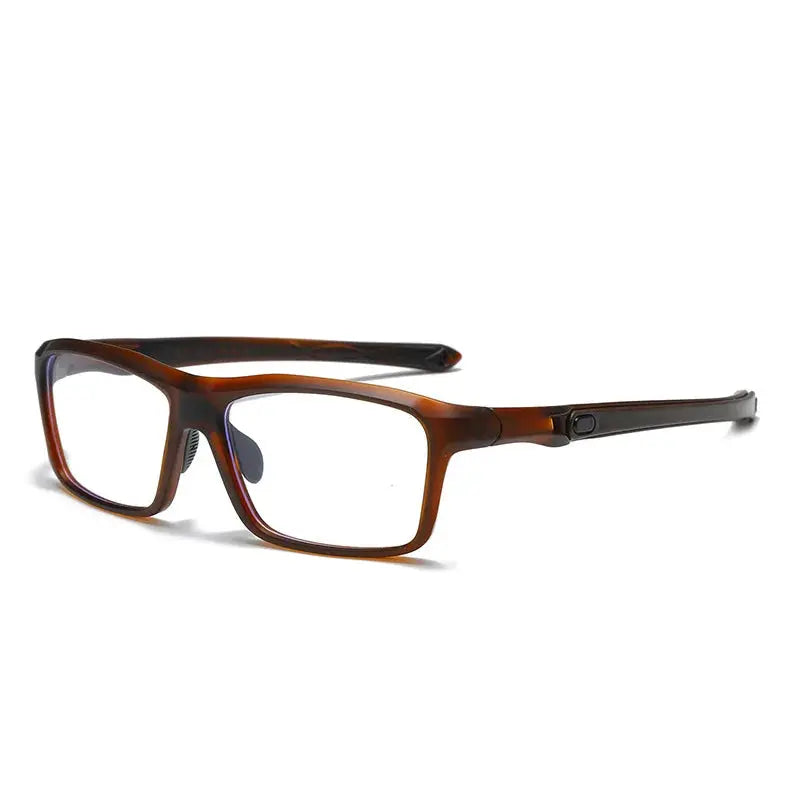 Unisex Square Full Rim Titanium Sports Glasses 81282 — view 4 | Rx Spectacle