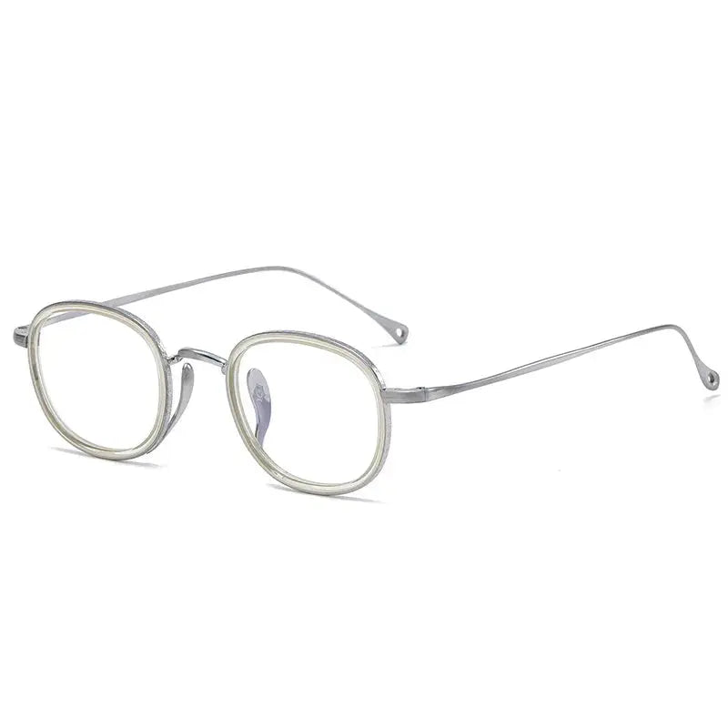 Women's Square Full Rim Titanium Prescription Glasses 367309 — view 5 | Rx Spectacle
