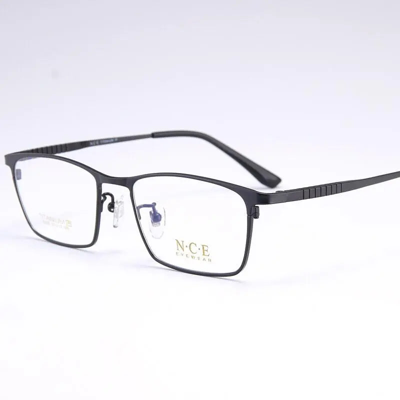Unisex Square Full Rim Titanium Prescription Glasses 5000 — view 3 | Rx Spectacle