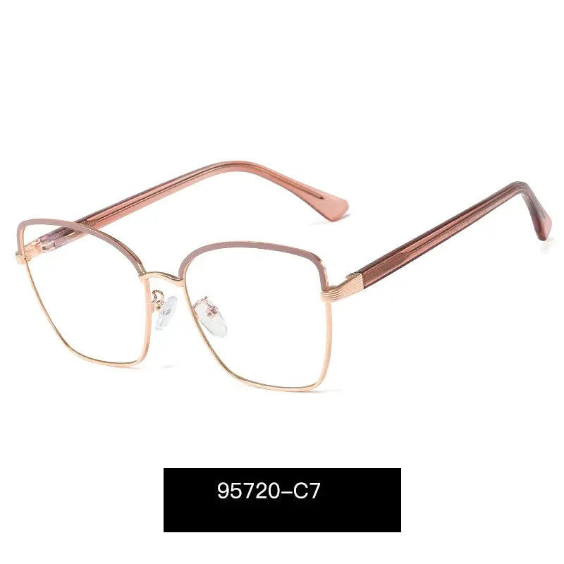 Women's Cat Eye Full Rim TR90 Prescription Glasses 95720 — view 8 | Rx Spectacle
