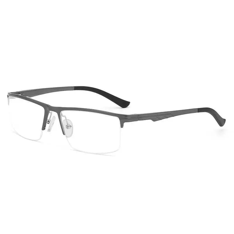 Men's Rectangular Semi-Rimless TR90 Prescription Glasses Kl6122 — view 5 | Rx Spectacle