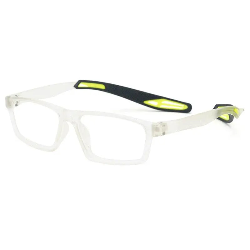 Unisex Square Full Rim TR90 Sports Glasses 1219 — view 10 | Rx Spectacle