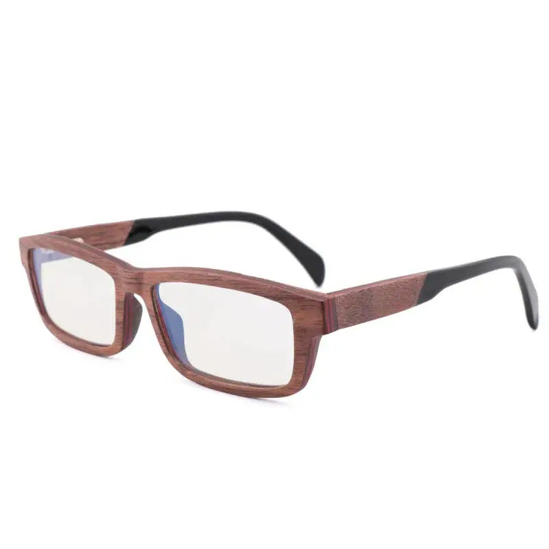 Women's Square Full Rim Titanium Prescription Glasses 56028 — view 3 | Rx Spectacle