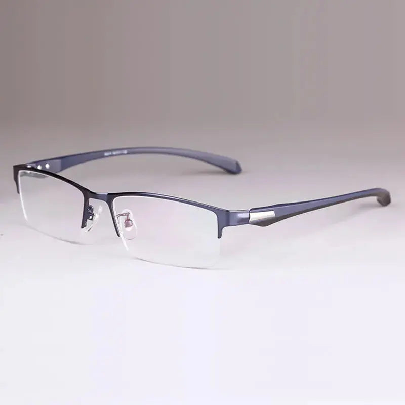 Unisex Square Semi-Rimless TR90 Prescription Glasses 56017 — view 1 | Rx Spectacle