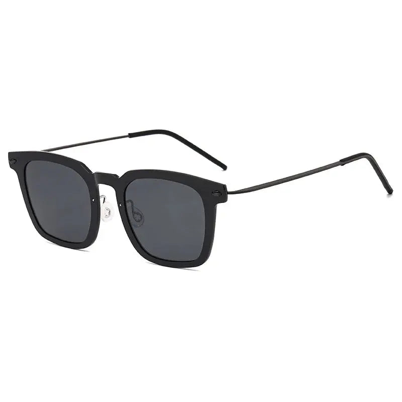 Unisex Square Full Rim Titanium Prescription Glasses 638346 — view 6 | Rx Spectacle