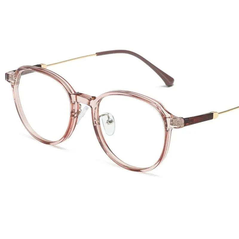 Unisex Round Full Rim Alloy Flat Top Prescription Glasses 81288 — view 11 | Rx Spectacle