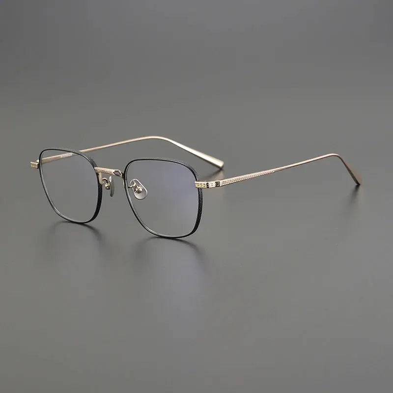 Women's Polygon Full Rim Titanium Prescription Glasses 51015 — view 5 | Rx Spectacle