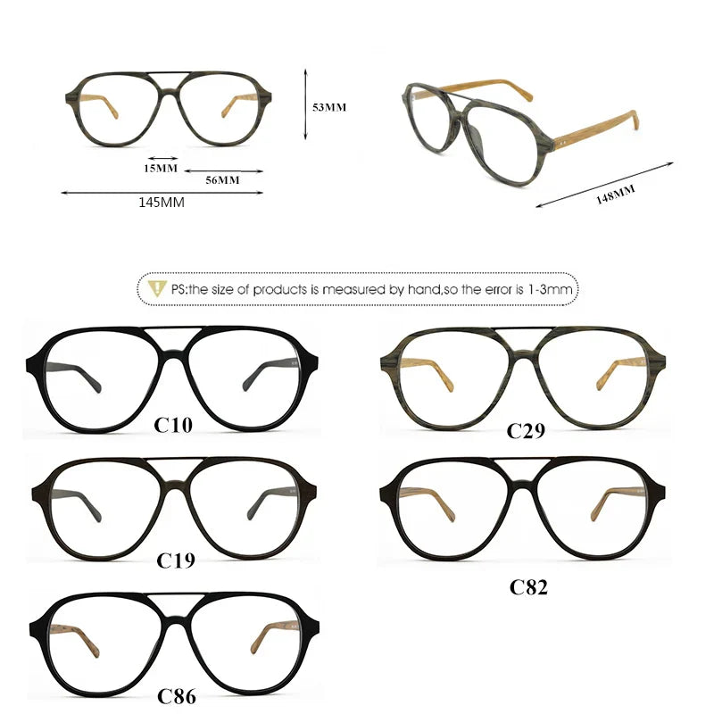 Unisex Oval Full Rim Titanium Double Bridge Prescription Glasses 603200 — view 2 | Rx Spectacle