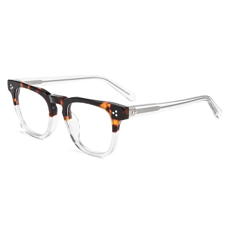 Unisex Oval Full Rim Acetate Prescription Glasses 398620 — view 4 | Rx Spectacle
