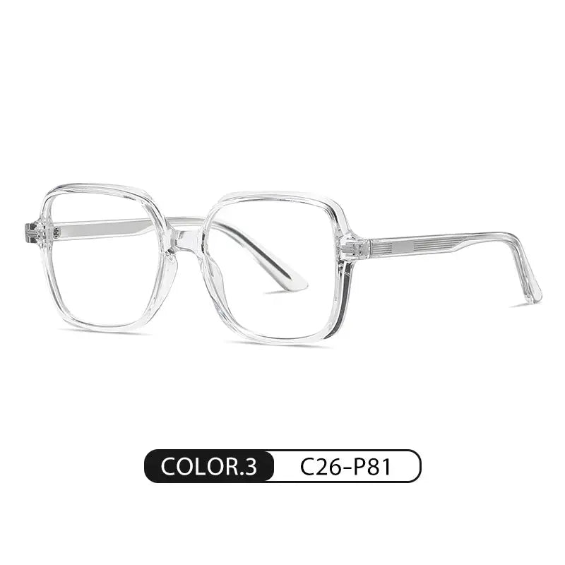 Women's Square Full Rim Acetate Prescription Glasses C907 — view 8 | Rx Spectacle