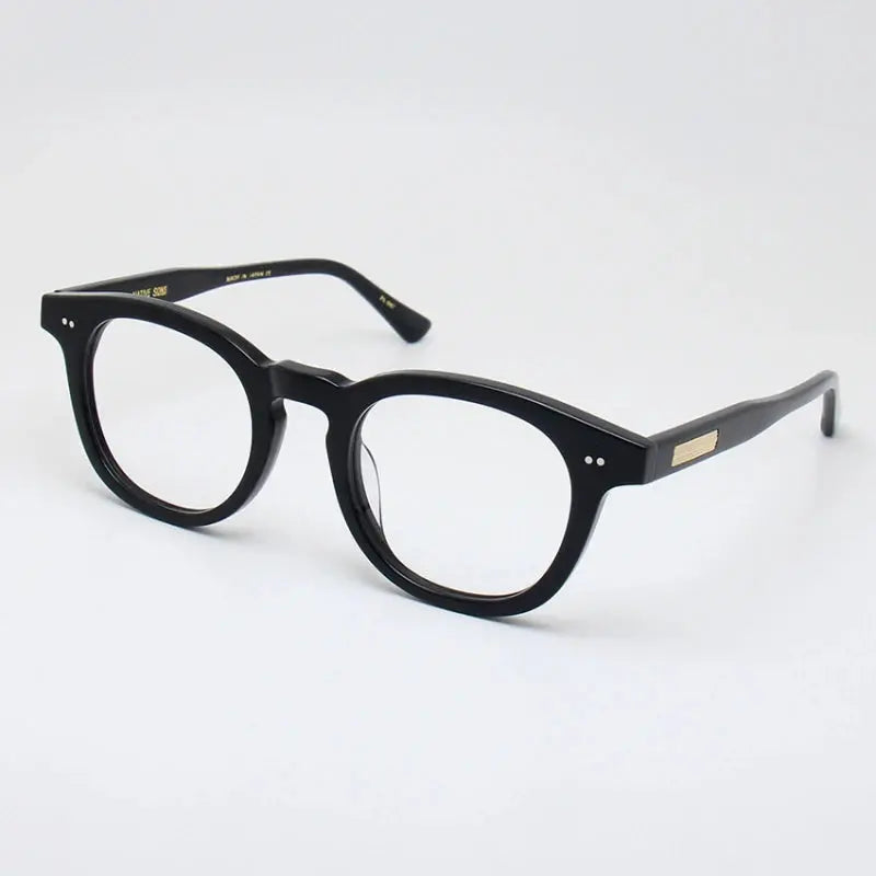 Unisex Square Full Rim Acetate Prescription Glasses 396144 — view 3 | Rx Spectacle