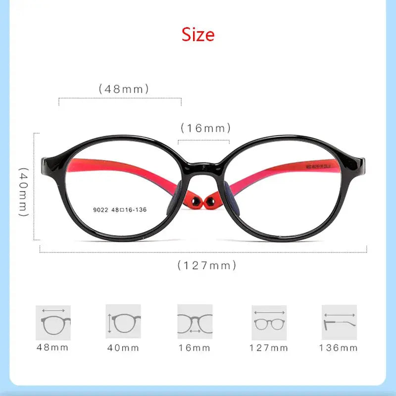 Unisex Oval Full Rim Prescription Glasses 59022 — view 2 | Rx Spectacle