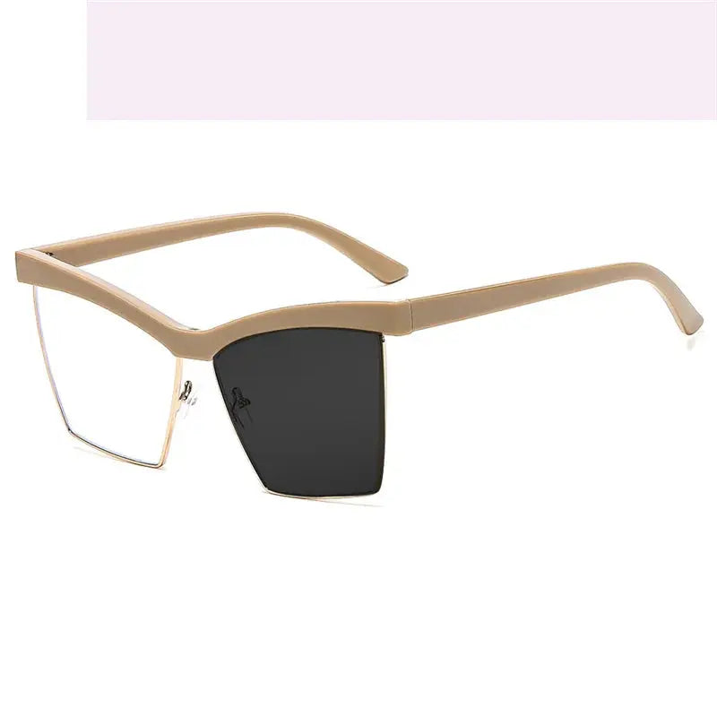 Women's Browline Full Rim Titanium Oversized Reading Glasses 713161 — view 7 | Rx Spectacle