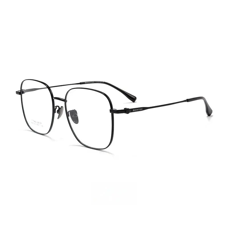 Unisex Square Full Rim Titanium Prescription Glasses 61030 — view 3 | Rx Spectacle