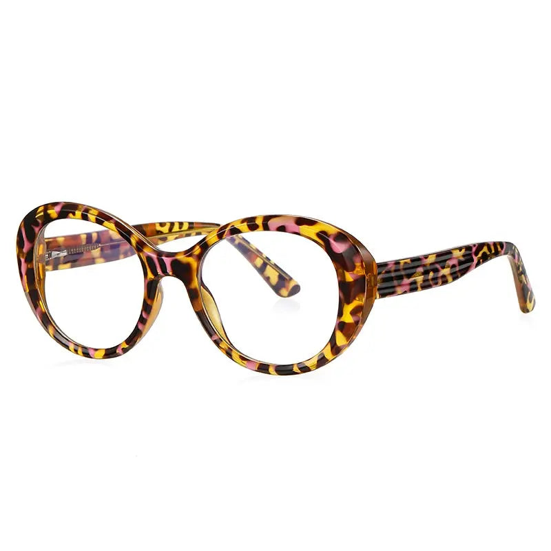 Women's Oval Full Rim TR90 Prescription Glasses J2146 — view 10 | Rx Spectacle