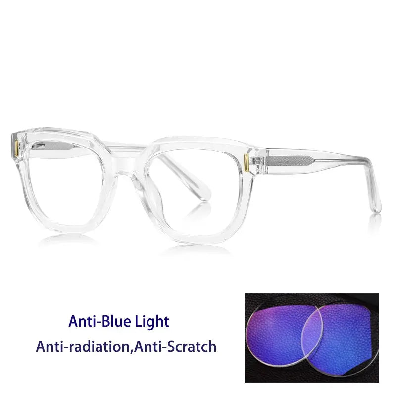 Unisex Square Full Rim TR90 Reading Glasses 78009 — view 3 | Rx Spectacle