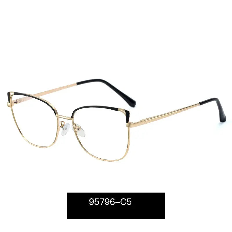 Women's Cat Eye Full Rim TR90 Prescription Glasses 95796 — view 7 | Rx Spectacle