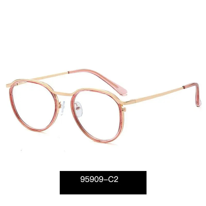 Women's Round Full Rim TR90 Prescription Glasses 95909 — view 3 | Rx Spectacle