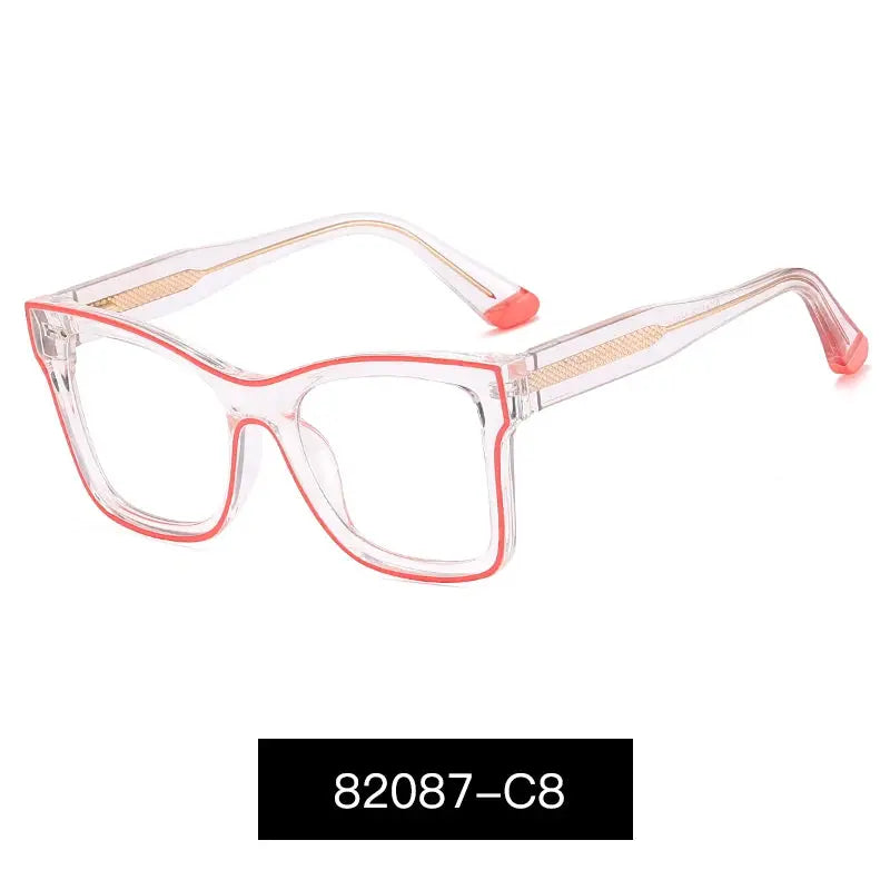 Women's Cat Eye Full Rim TR90 Prescription Glasses 82087 — view 7 | Rx Spectacle