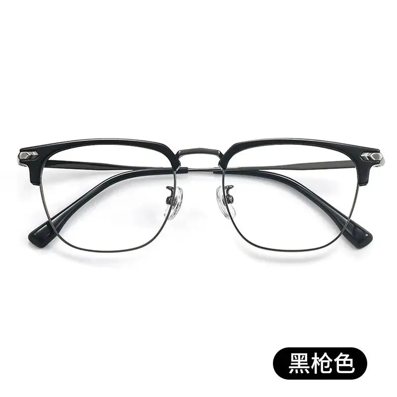 Unisex Square Full Rim Alloy Prescription Glasses 22601 — view 4 | Rx Spectacle