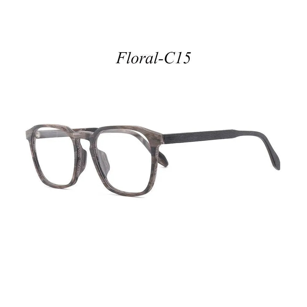 Unisex Square Full Rim Alloy Prescription Glasses 1692 — view 5 | Rx Spectacle