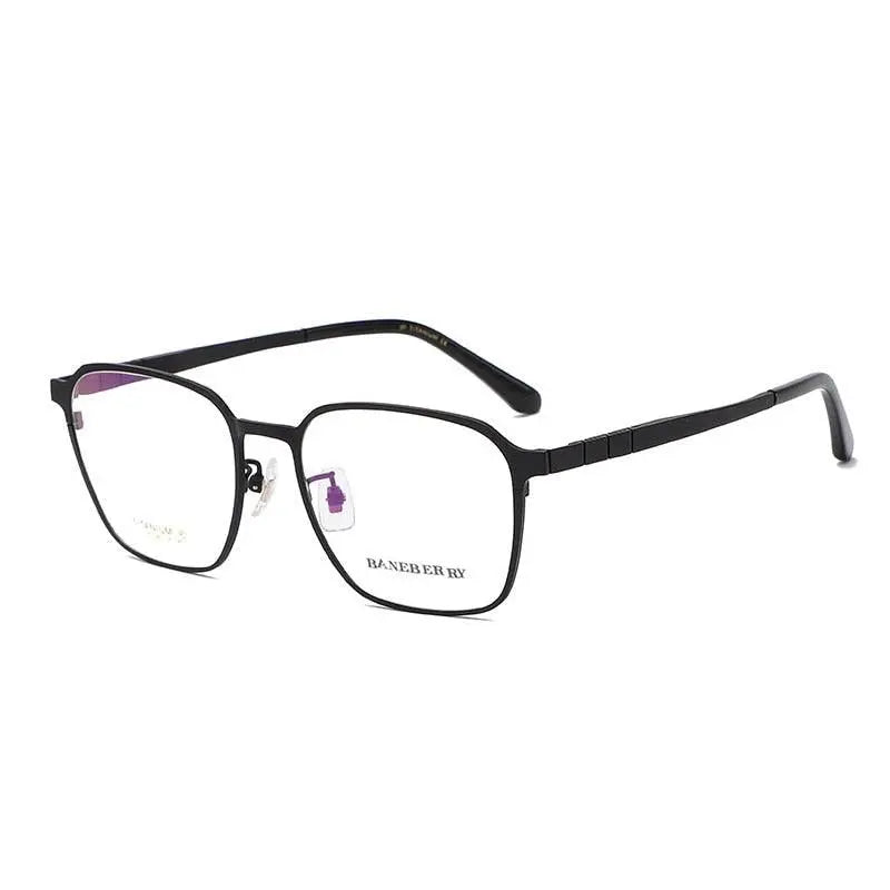 Unisex Square Full Rim Titanium Prescription Glasses 71075 — view 6 | Rx Spectacle