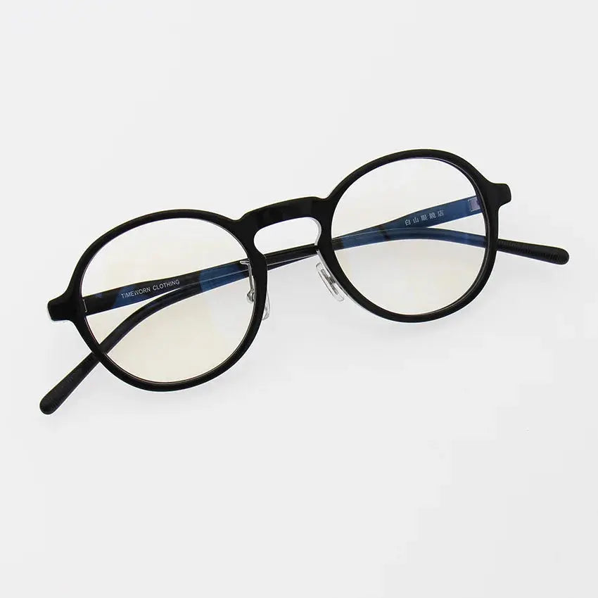 Unisex Round Full Rim Acetate Prescription Glasses 13847 — view 4 | Rx Spectacle