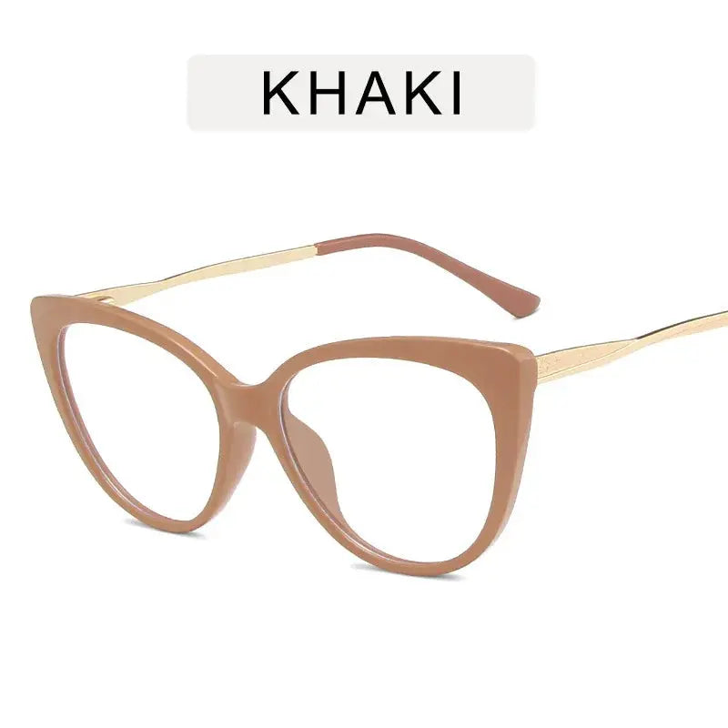 Women's Cat Eye Full Rim TR90 Prescription Glasses 55018 — view 6 | Rx Spectacle