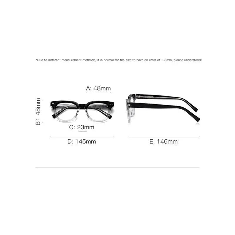 Unisex Square Full Rim Acetate Prescription Glasses 2120 — view 8 | Rx Spectacle